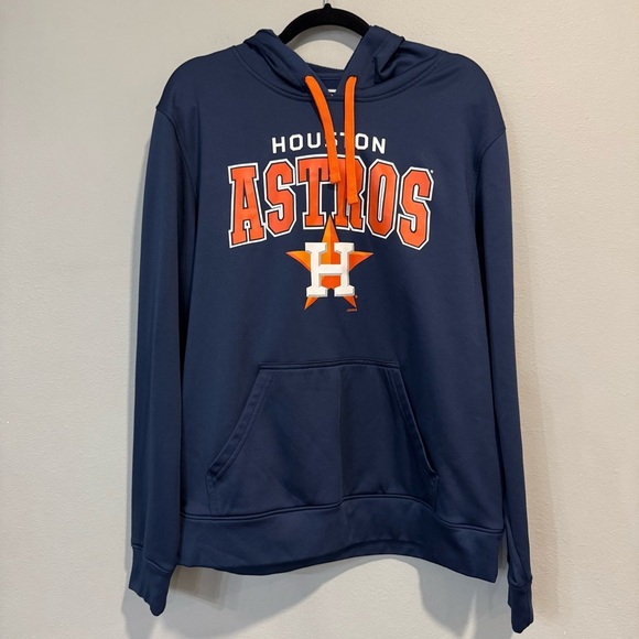 Houston Astros Logo Genuine Merchandise Navy Hoodie M - Picture 1 of 5